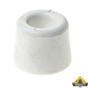 Deurbuffer / deurstop wit 25mm