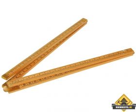 Super Prof Timmermansduimstok SOLA hout. 1 meter. klasse II