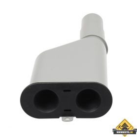 Duo afvoer wasmachine en droger grijs (HELAAS NIET MEER LEVERBAAR)