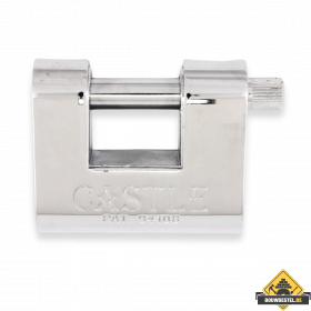 Castle RVS pantserblokslot gelijksluitend - 84 x 71 x 29 mm