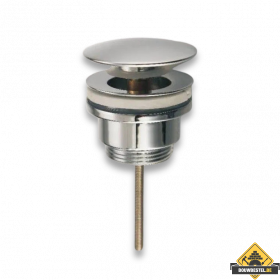 Clickwaste wastafel universeel chroom (HELAAS NIET MEER LEVERBAAR)