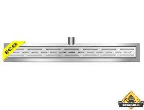 Eco RVS douchegoot met flens 40 cm