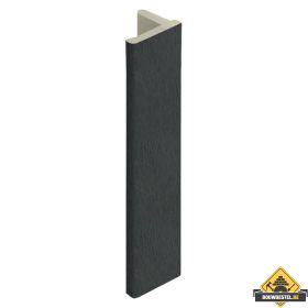Eindprofiel 10mm voor Keralit dakrand Antraciet - Classic (met houtnerf) 400 cm