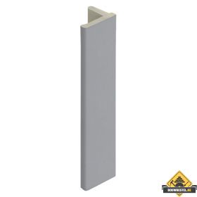 Eindprofiel 10mm voor Keralit dakrand Grijs - Classic (met houtnerf) 400 cm