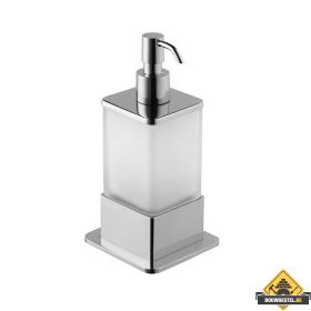 Wiesbaden Eris vrijstaande zeepdispenser chroom