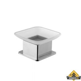 Wiesbaden Eris vrijstaande zeepschaal chroom