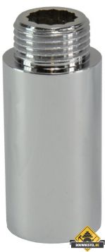Kraanverlenger 1/2 x 50 Chroom