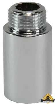 Saniville Kraanverlengstuk 1/2 x 40 Chroom
