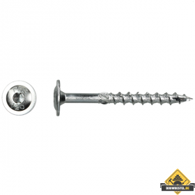 Flenskophoutschroef 6x50mm Zn T30 | 100 stuks