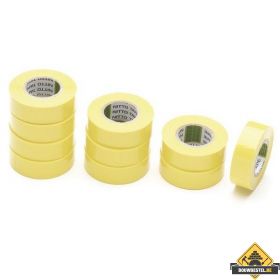 Gele isolatietape - 19 mm x 10 m
