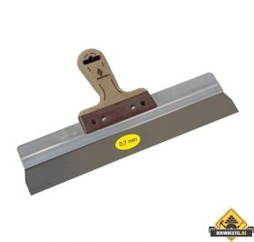 Gipsmes SUPER PROF PURE aluminium 480x0.7 mm RVS met LEDEREN-greep