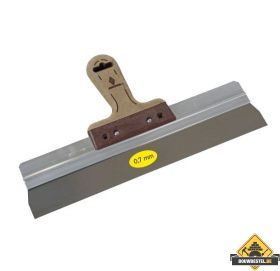 Gipsmes SUPER PROF PURE aluminium 570x0.7 mm RVS met LEDEREN-greep