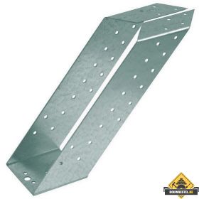 Gordinglas 63X160mm Sendzimir verzinkt - per stuk