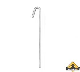 Afhangdraad 250mm met haak voor Metal stud per stuk