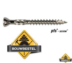 PFS Hardhoutschroeven Verzonken Kop Torx * 4x40 Rvs / Inox C2 (T-15) - 200 stuks