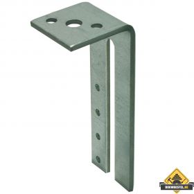 Hoekanker Zwaar Type D 65X180mm 60X6 115x2 Sendzimir verzinkt - per stuk