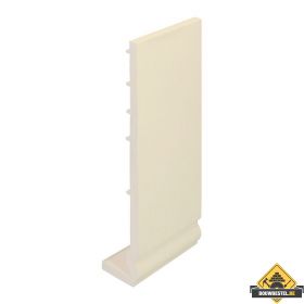 Hoekpaneel geprofileerd Crème