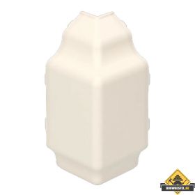 Hoekstuk voor dakrandsierprofiel 9mm Crème