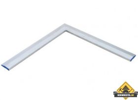 Hoekwandrij SUPER PROF aluminium trapezium. 2 x 75 cm
