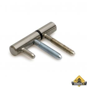 Inboorpaumelle 12x70mm vernikkeld - Per 4 stuks