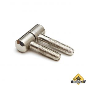 Inboorpaumelle 13x37mm verzinkt - Per 4 stuks