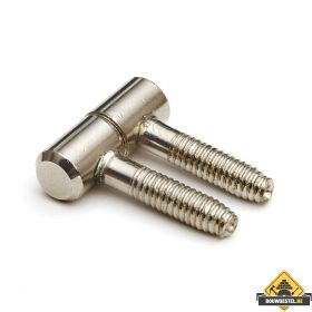 Inboorpaumelle 9x25mm vernikkeld - per 4 stuks