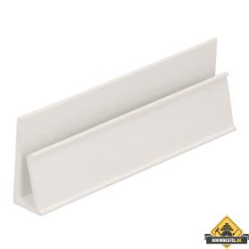 Inhaak startprofiel voor hardschuim gevelpaneel Verkeerswit