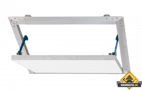 Rug Semin Inspectieluik AluLight Deco 500x500mm aluminium 2x12,5mm GKBI voor wand- en plafondmontage (22-018)