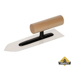 Japanse spaan SUPER PROF kunststof 210x60x1.0mm punt met houten greep