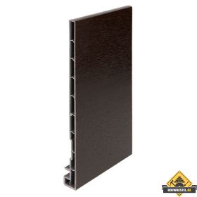 Keralit dakrandpaneel 200mm Donkerbruin - Classic (met houtnerf) 600 cm