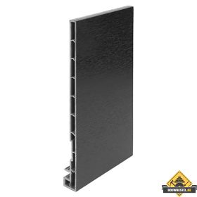 Keralit dakrandpaneel 200mm Zwartgrijs - Classic (met houtnerf) 600 cm