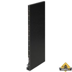 Keralit dakrandpaneel 300mm Grafietzwart - Classic (met houtnerf) 600 cm