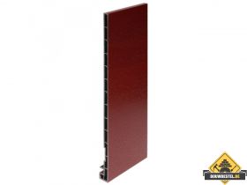 Keralit dakrandpaneel 300mm Wijnrood - Classic (met houtnerf) 600 cm
