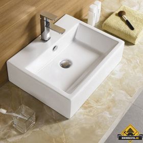 Keramische waskom Straight (HELAAS NIET MEER LEVERBAAR)