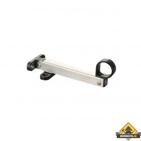 Klepraamsluiting RVS recht 125 mm