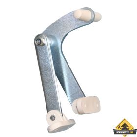 Klepraamsluiting verzinkt 140mm - 4 stuks