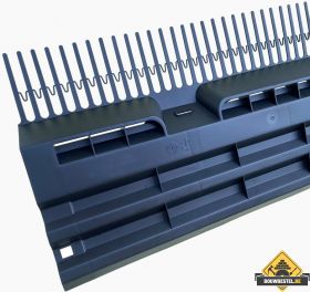 Kombi-dakvoet dakvoetprofiel zwart 1 meter per stuk