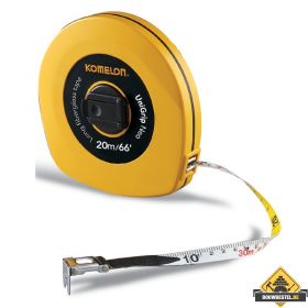 Komelon UniGrip Neo glasfiber meetband met bandeinde G - 50 m
