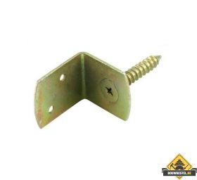 L-Steun Met Schroef Verzinkt per 4 st.