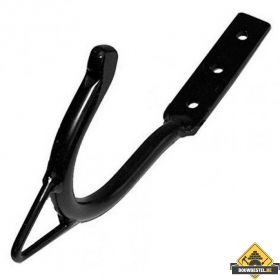 Veiligheids- & Ladderhaak aisi RVS 316 tbv leien, ZWART