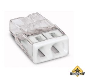 Wago Lasklem 2-voudig Mini 2 x 0.5 tot 2.5mm2