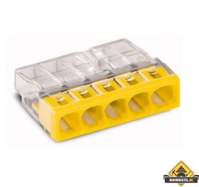 Wago Lasklem 5-voudig Mini 5 x 0.5 tot 2.5mm2