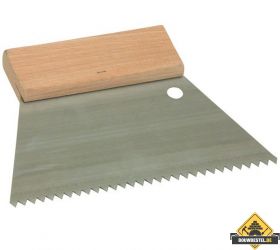 Lijmkam SUPER PROF getand houten greep 180 mm spits