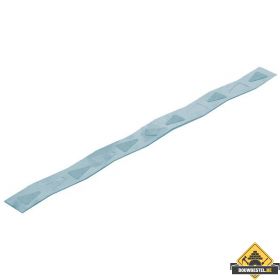 Lijmkoppelstrip Zig Zag 270X20X0.5mm RVS 316 - 20 Stuks