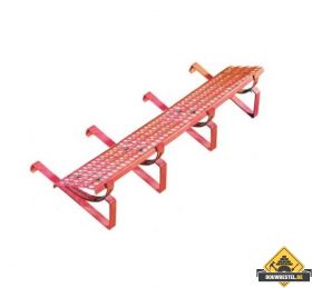 Looprooster dakpannen rood 200cm