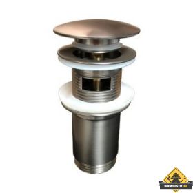 Luxe clickwaste 5/4 hoog model RVS-look (HELAAS NIET MEER LEVERBAAR)