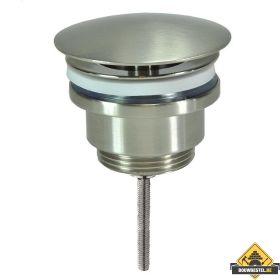 Wiesbaden Luxe afvoer niet afsluitbaar 5/4inch RVS look