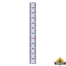 Memolon wit vlak machinemeetlint verticaal onder - 3 m x 13 mm