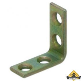 Meubelhoek 30X30mm 10X2 Geel gepassiveerd - 10 stuks