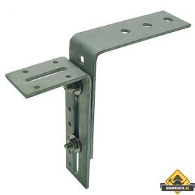 Kozijnstelbeugel / Kozijnstelhoek Type A 95X210mm 60X6 Verzinkt band - per stuk